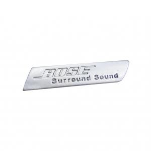 Заглушка (шильдик) музыкальной системы BOSE AUDI A6 C6 (серый металлик)